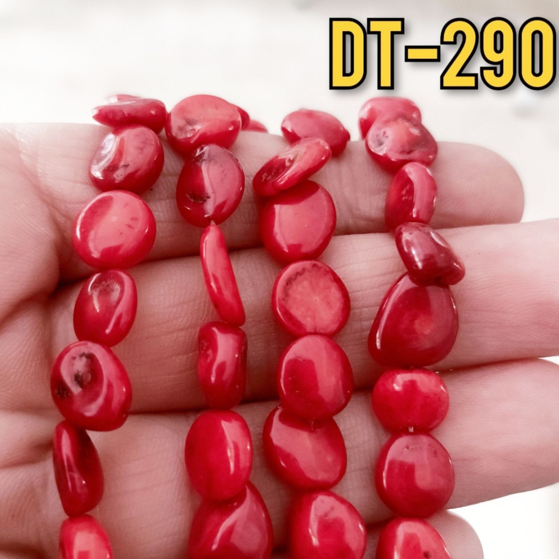 DT-290 Yassı Düzensiz Kesim ( Amorf ) Mercan Dizi