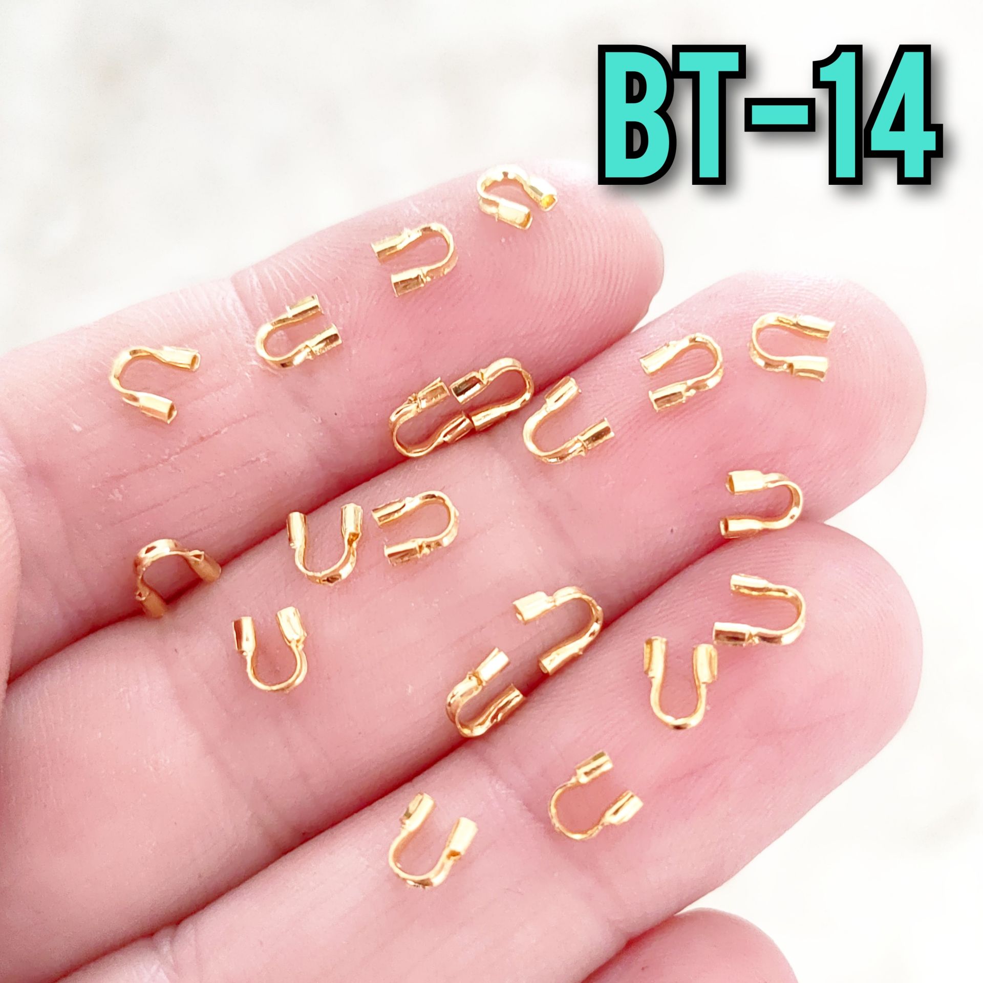 BT-14 Altın Renk At Nalı Bit Halka 4.5 mm