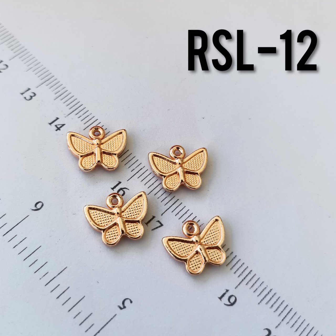 RSL-12 Rose Kaplama Kelebek Sallantı