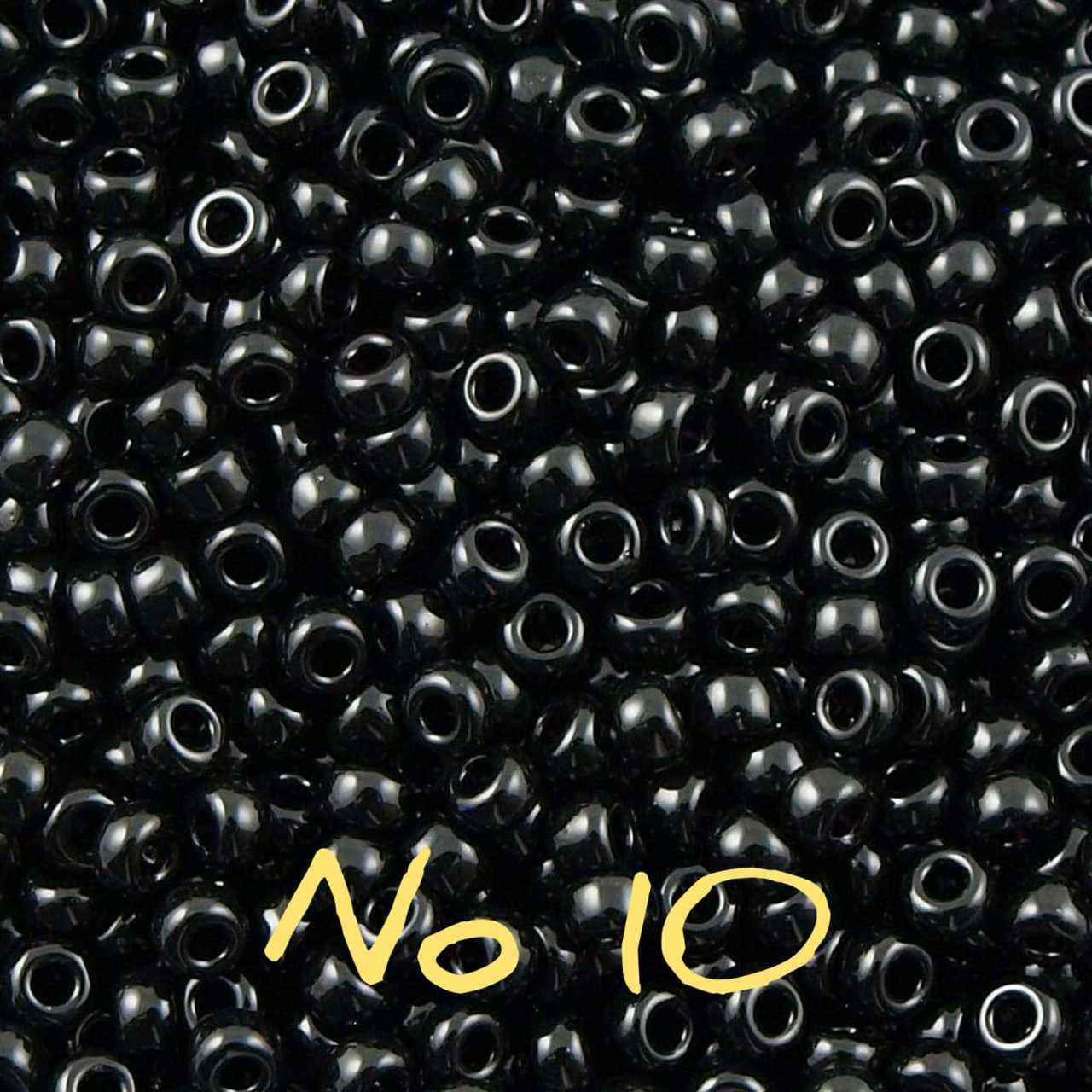 Miyuki Kum Boncuk , Miyuki Round Boncuk 8/0 No: 10 Opak Siyah 10 gr