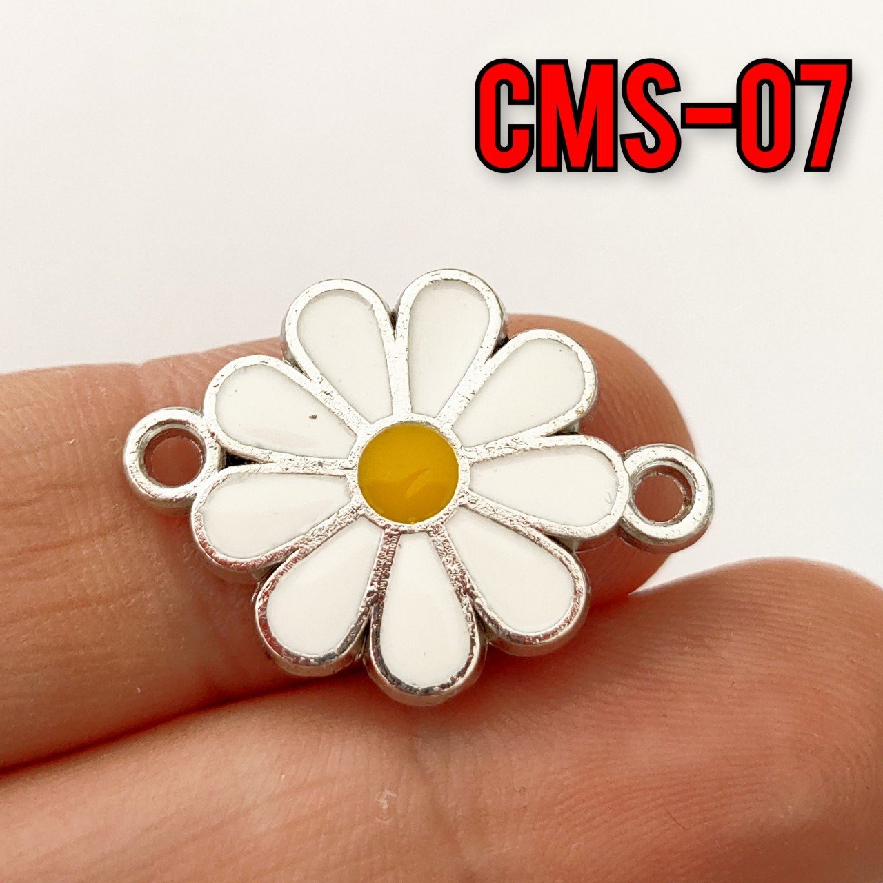 CMS-07 Rodyum Kaplama Mineli Papatya 2 cm