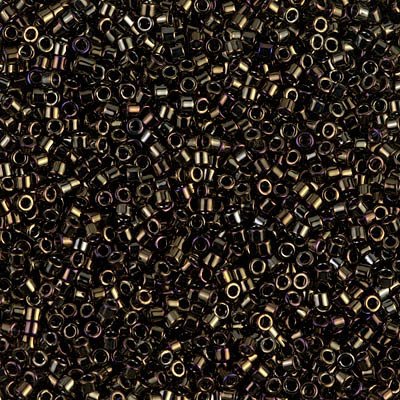 NO:182 Miyuki Delica , Miyuki Boncuk 11/0 DB7 Kahverengi Antik Yanar Döner