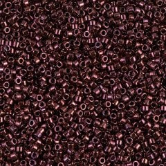NO:194 Miyuki Delica Boncuk 11/0 DB12  Mor Opak Metalik