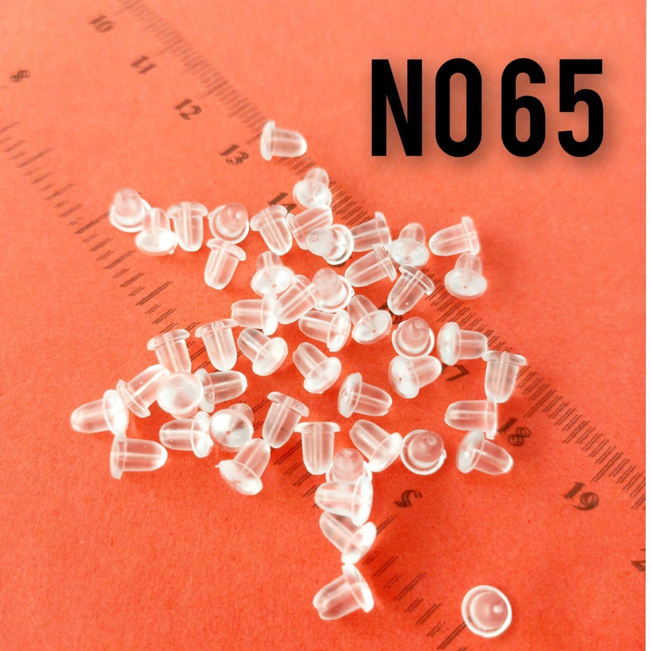 No : 65 Silikon Küpe Arkası (orta boy)