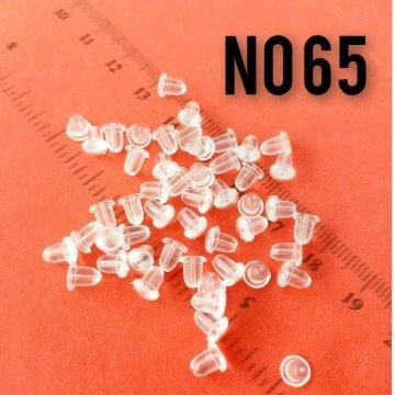 No : 65 Silikon Küpe Arkası (orta boy)