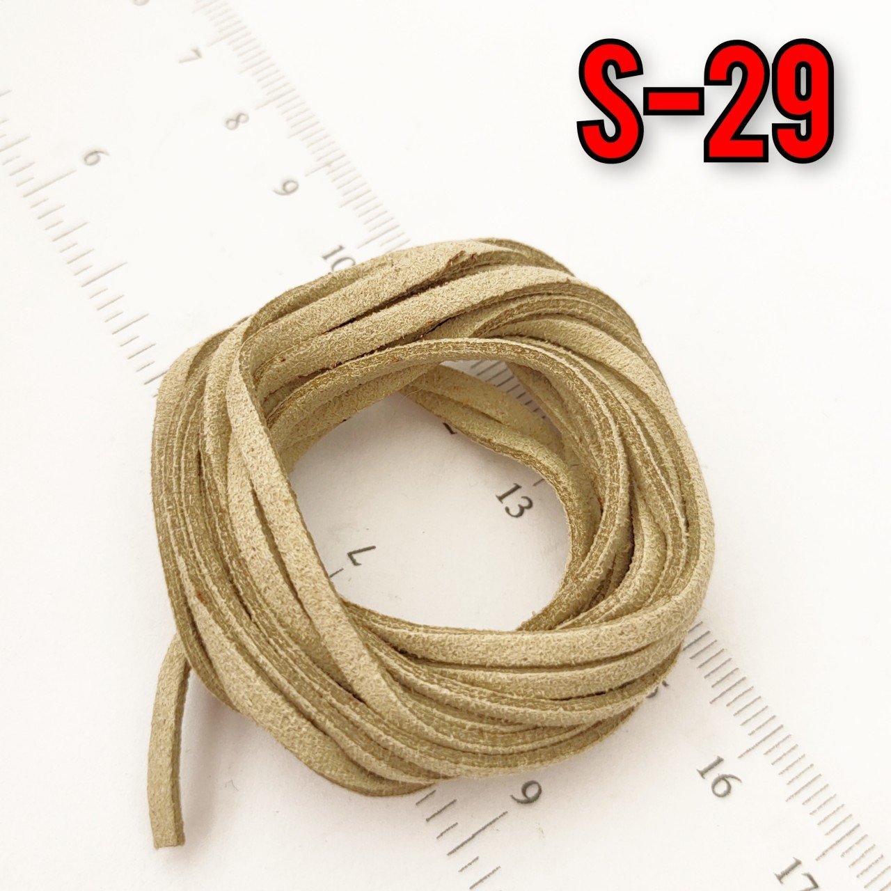 S29 Açık Vizon Süet ip