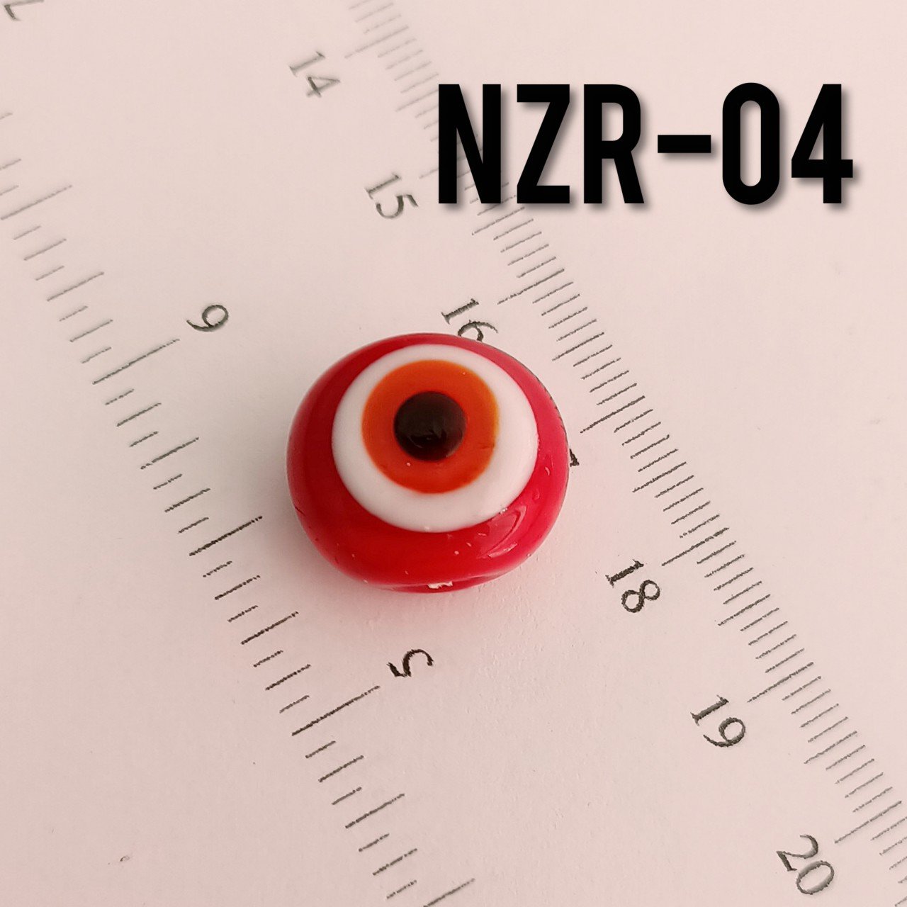 NZR-04 Murano Yassı Dana Gözü Boncuk