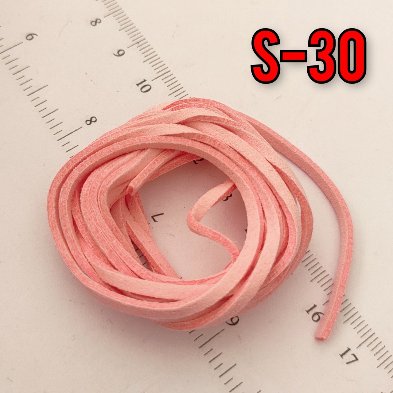 S30 Karanfil Pembe Süet ip