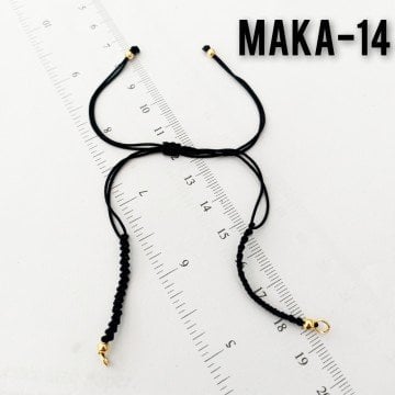 MAKA-14 Siyah Örgülü Asansör Makromeli Aparat