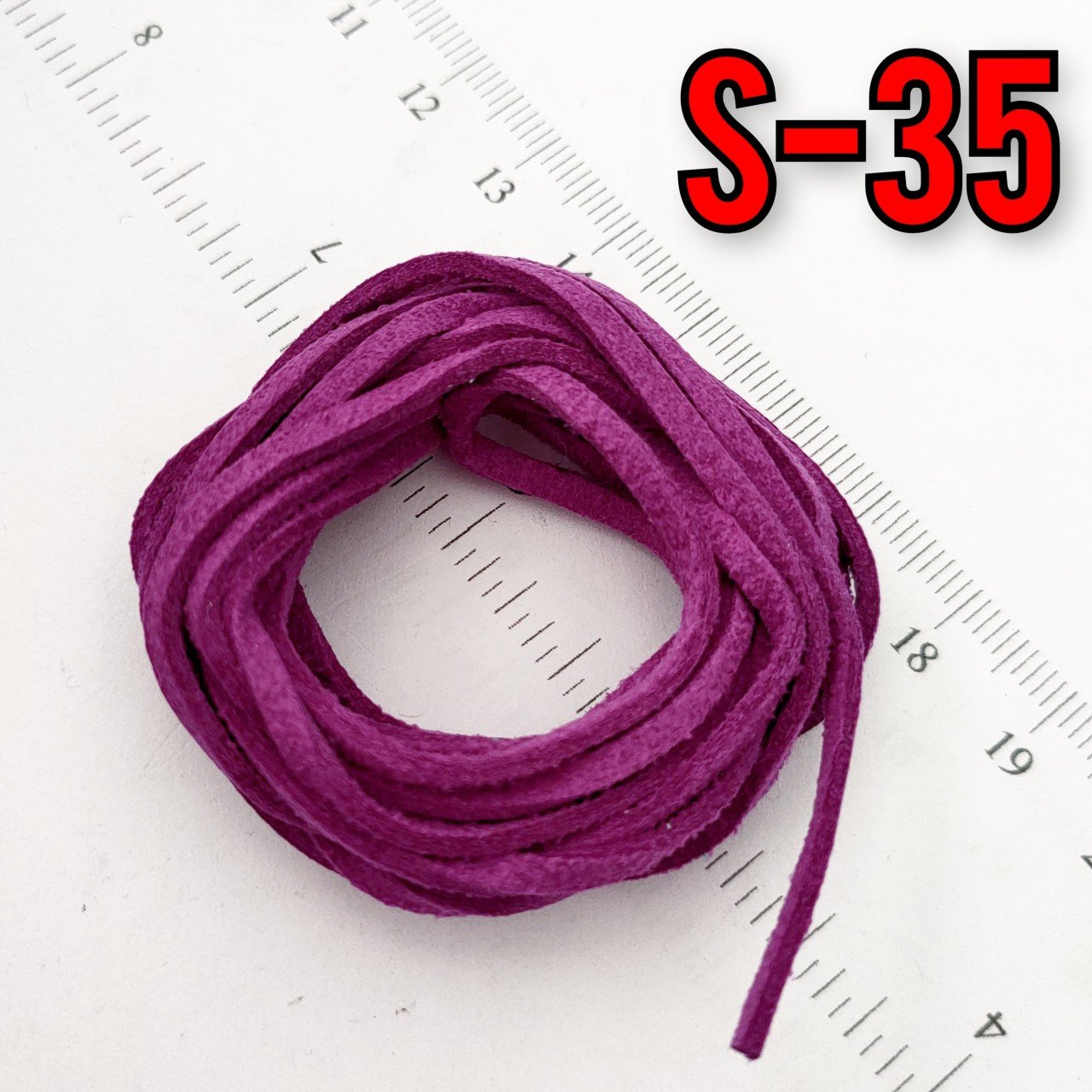 S35 Menekşe Mor Süet ip