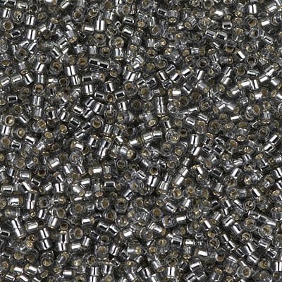 NO:198 Miyuki Delica , Miyuki Boncuk 11/0 DB48 Kristal Gri