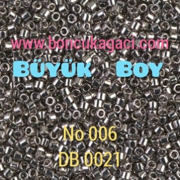 NO:006 Miyuki Delica , Miyuki Boncuk 10/0 DBM21 Nikel Kaplama  5 gr