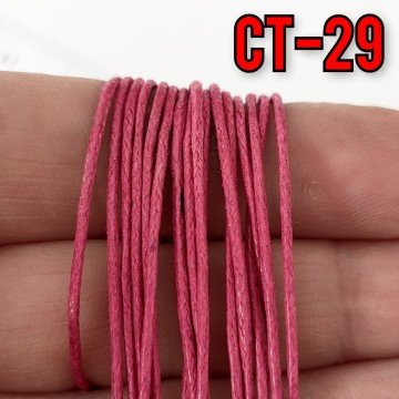 CT-29 Koyu Pembe 1 mm Koton İp