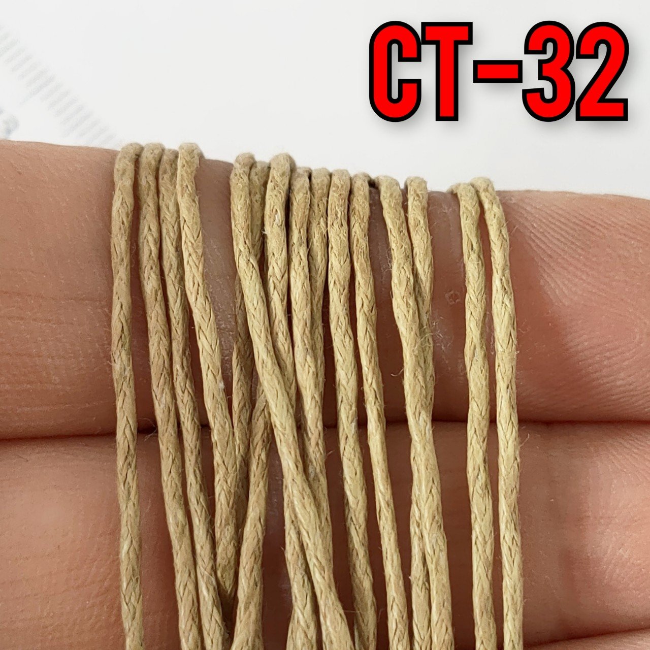 CT-32 Bej Renk 1 mm Koton İp