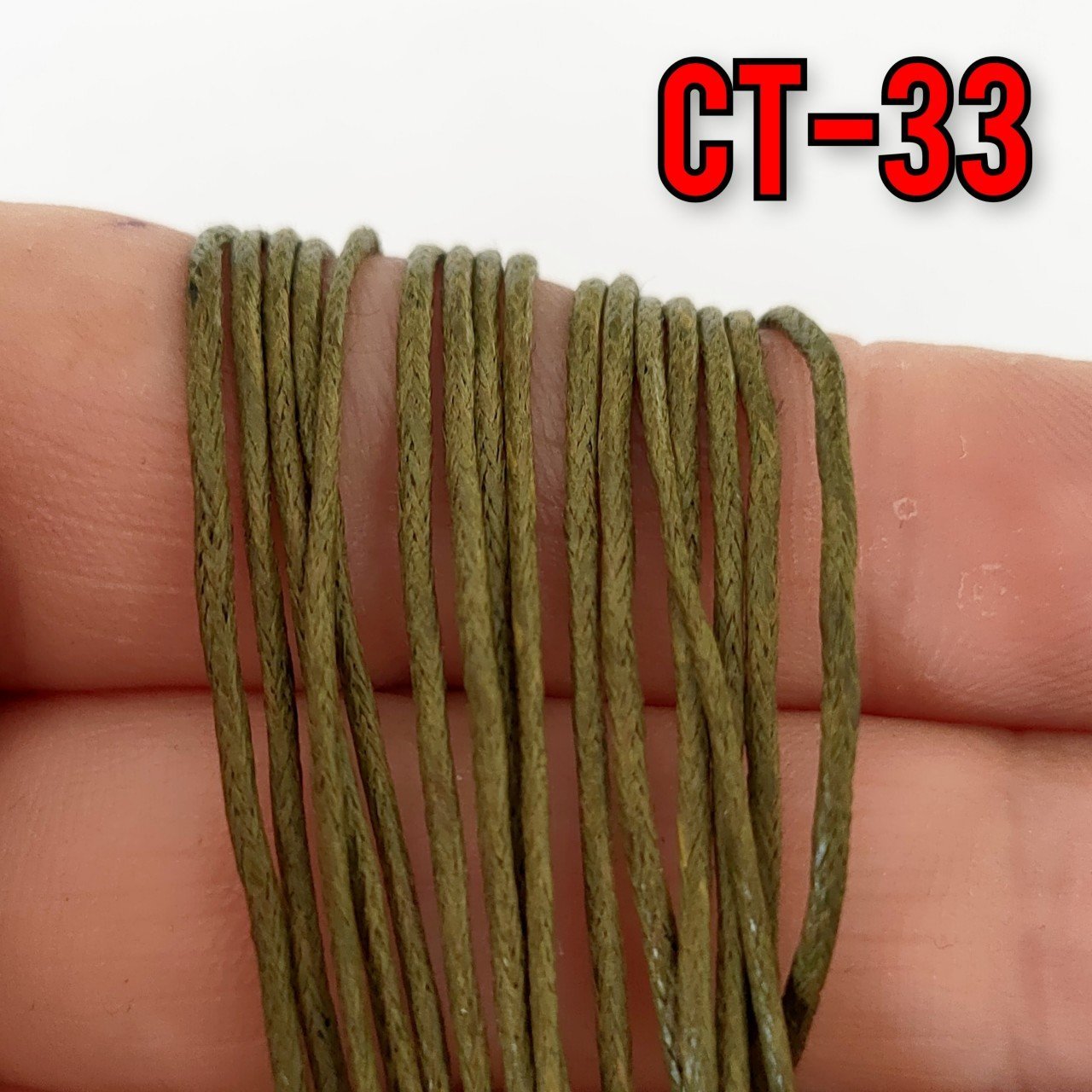 CT-33 Haki Renk 1 mm Koton İp