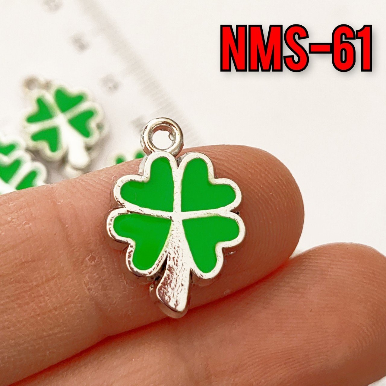 NMS-61 Rodyum Kaplama Mineli Yonca Sallantı