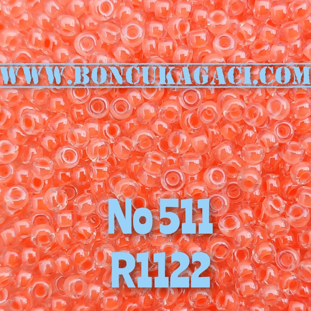 Miyuki Kum Boncuk , Miyuki Round Boncuk 11/0 No:511 R1122 Parlak Flamingo Pembe 10 gr