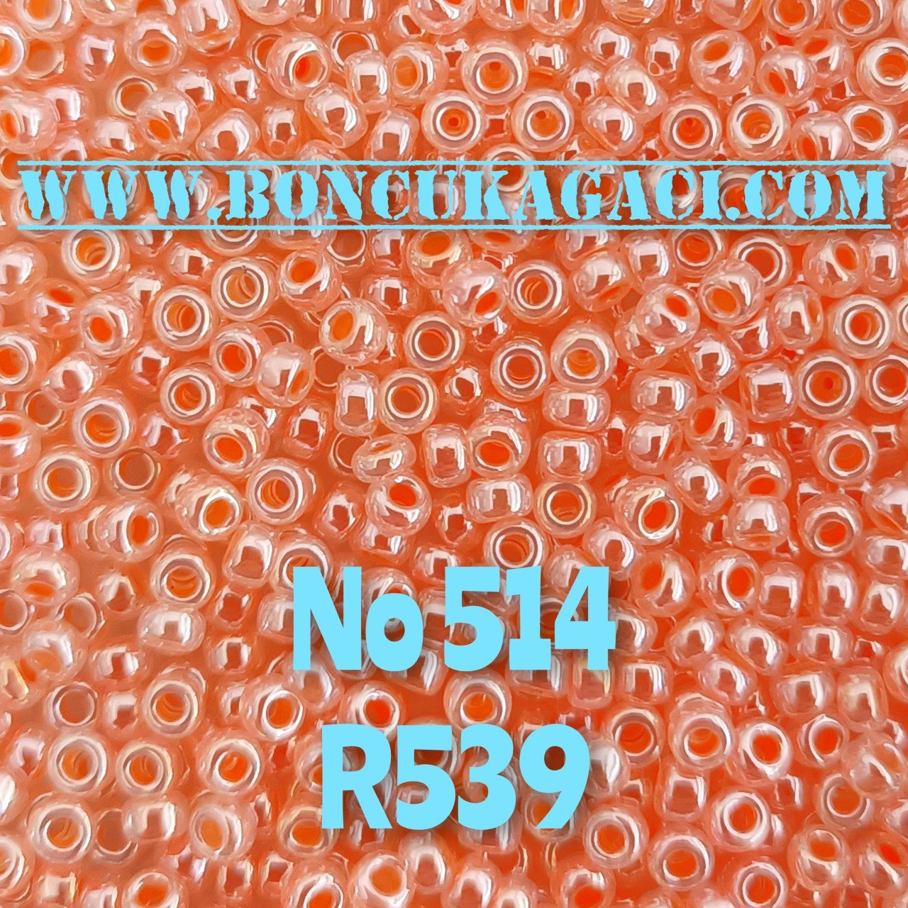 Miyuki Kum Boncuk , Miyuki Round Boncuk 11/0 No:514 R539 Parlak Somon 10 gr