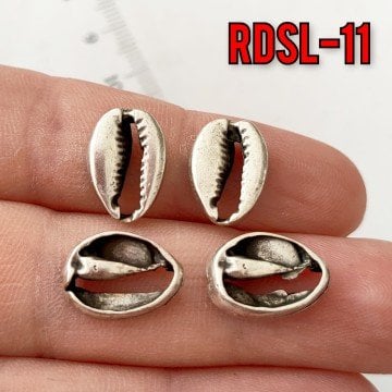 RDSL-11 Gümüş Kaplama Devedişi Midye 1.5 cm