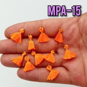 MPA-15 Turuncu Altın Halkalı Mini Püskül