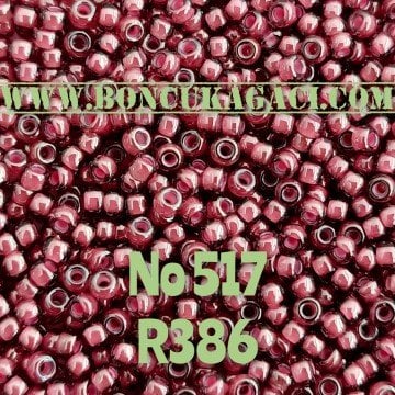 Miyuki Kum Boncuk , Miyuki Round Boncuk 11/0 No:517 R386 Parlak Mor 10 gr