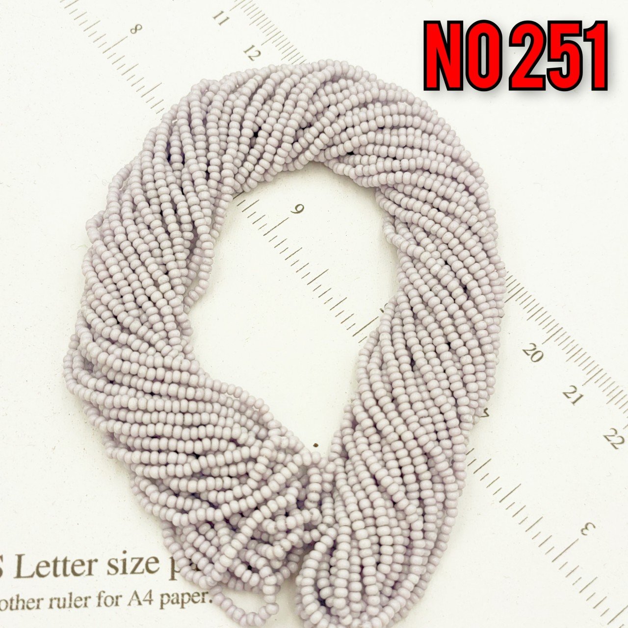 No: 251 Açık Lila Preciosa Dizi Kum Boncuk 11/0