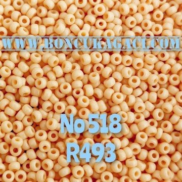 Miyuki Kum Boncuk , Miyuki Round Boncuk 11/0 No:518 R493 Opak Ten Rengi 10 gr