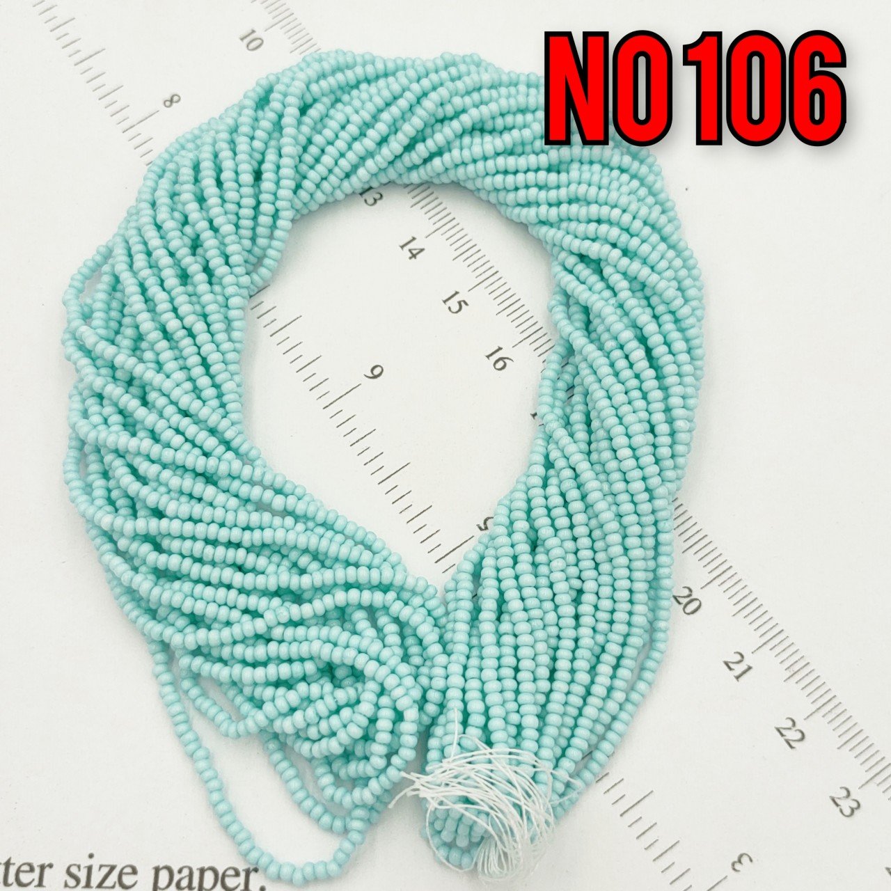 No: 106 Açık Turkuaz Preciosa Dizi Kum Boncuk 11/0