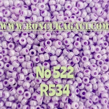 Miyuki Kum Boncuk , Miyuki Round Boncuk 11/0 No:522 R534 Parlak Lila 10 gr