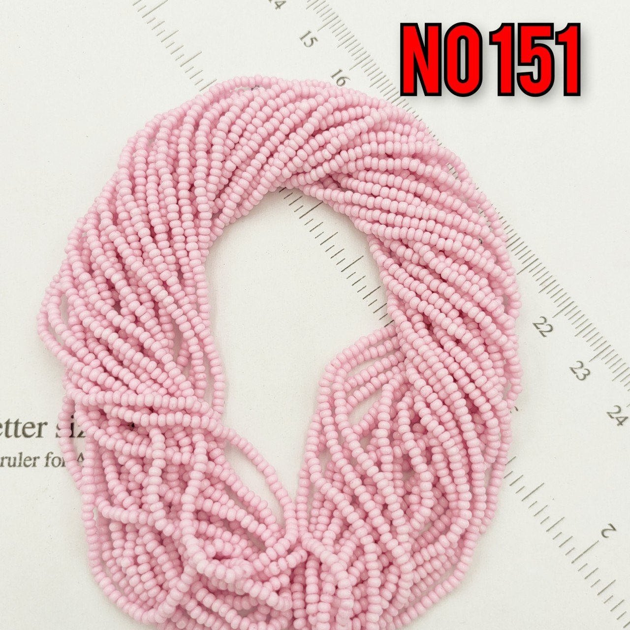 No: 151 Açık Pembe Preciosa Dizi Kum Boncuk 11/0