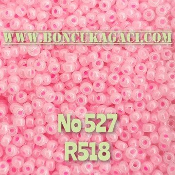Miyuki Kum Boncuk , Miyuki Round Boncuk 11/0 No:527 R518 Parlak Karanfil Pembe 10 gr