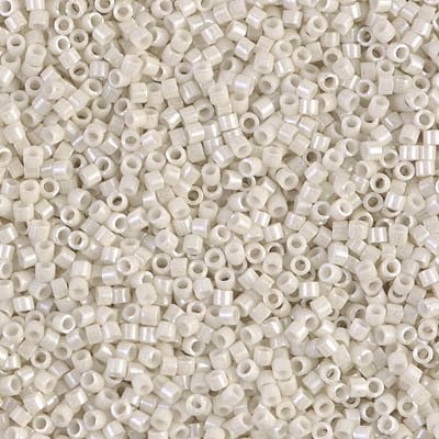 NO:257 Miyuki Delica , Miyuki Boncuk 11/0 DB211 Kemik Beyaz parlak