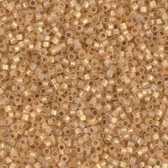 NO:269 Miyuki Delica Boncuk 11/0 DB230 24 Ayar Altın Kaplama Kristal Opal