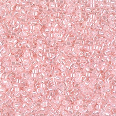 NO:121 Miyuki Delica , Miyuki Boncuk 11/0 DB234 Uçuk Pembe Parlak