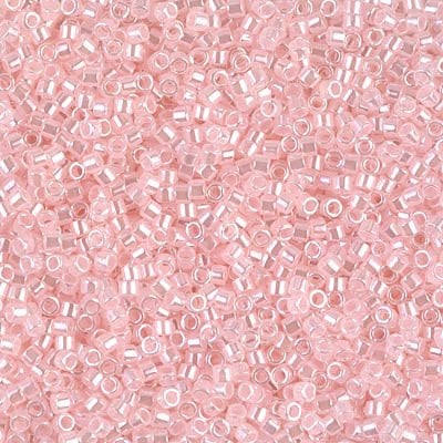 NO:121 Miyuki Delica , Miyuki Boncuk 11/0 DB234 Uçuk Pembe Parlak