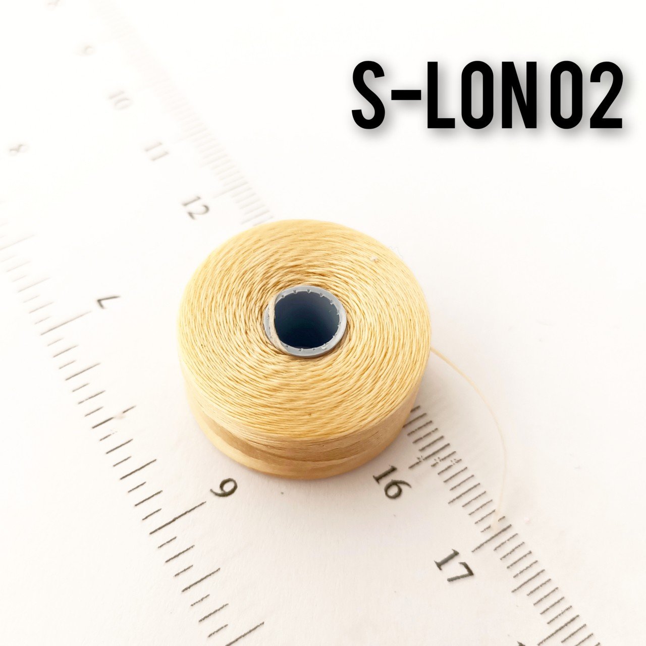 No-02 S-Lon Amerikan Boncuk İpi Koyu Krem 0.30 mm