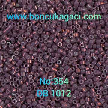 NO:354 Miyuki Delica , Miyuki Boncuk 11/0 DB1012 Metalik Koyu Mürdüm