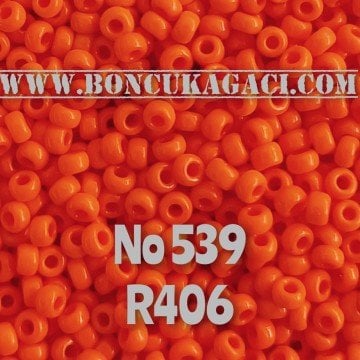 Miyuki Kum Boncuk , Miyuki Round Boncuk 11/0 No:539 R406 Opak Turuncu 10 gr
