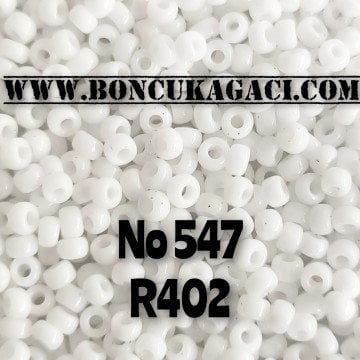 Miyuki Kum Boncuk , Miyuki Round Boncuk 11/0 No:547 R402 Opak Beyaz 10 gr