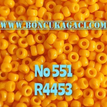 Miyuki Kum Boncuk , Miyuki Round Boncuk 11/0 No:551 R4453 Balkabağı Turuncu 10 gr
