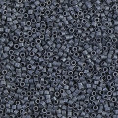 NO:157 Miyuki Delica , Miyuki Boncuk 11/0 DB301 Mat Antrasit Gri
