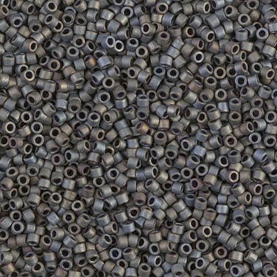 NO:140 Miyuki Delica , Miyuki Boncuk 11/0 DB307 Mat Gri