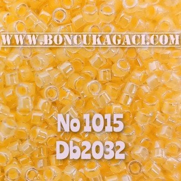 NO:1015 Miyuki Delica , Miyuki Boncuk 11/0 DB2032 Parlak Gün Işığı Sarı