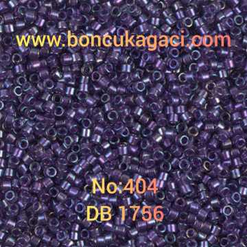 NO:404 Miyuki Delica , Miyuki Boncuk 11/0 DB1756 Yanar Döner Mor