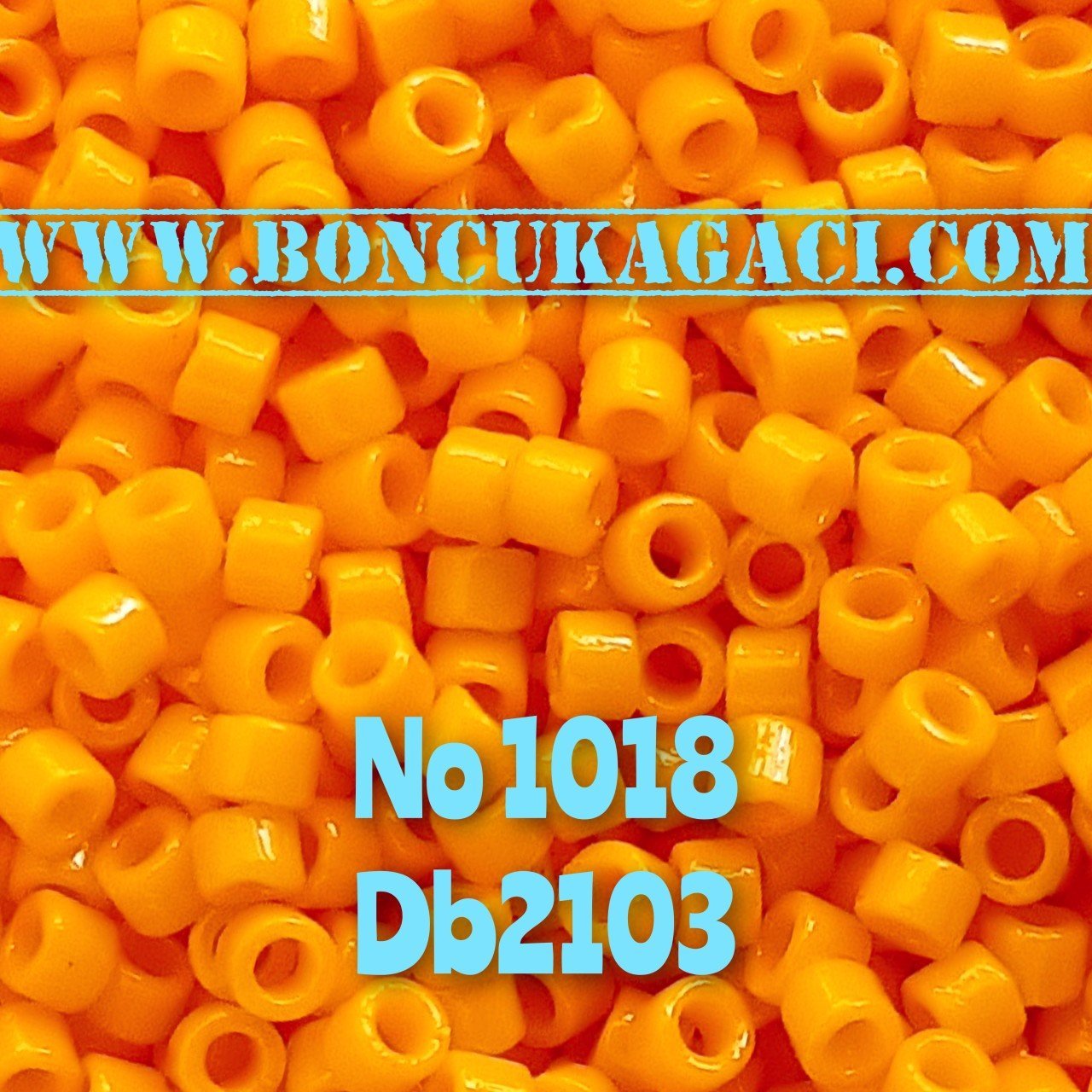 NO:1018 Miyuki Delica , Miyuki Boncuk 11/0 DB2103 Balkabağı Turuncu