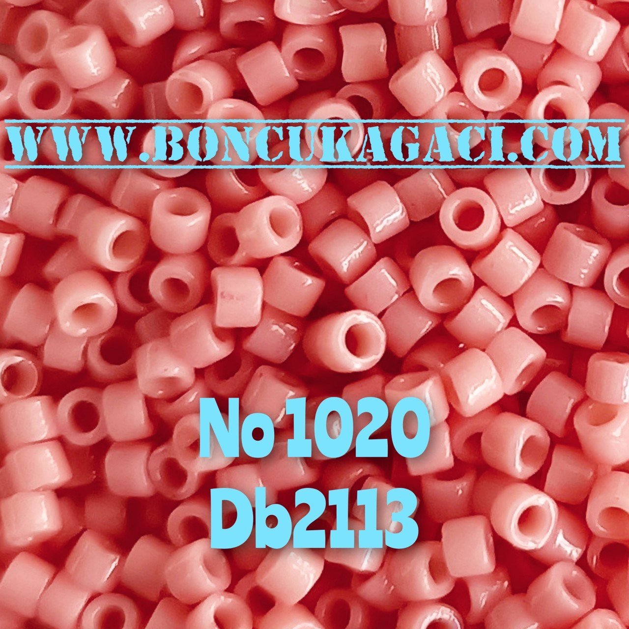 NO:1020 Miyuki Delica , Miyuki Boncuk 11/0 DB2113 Liçi Pembe
