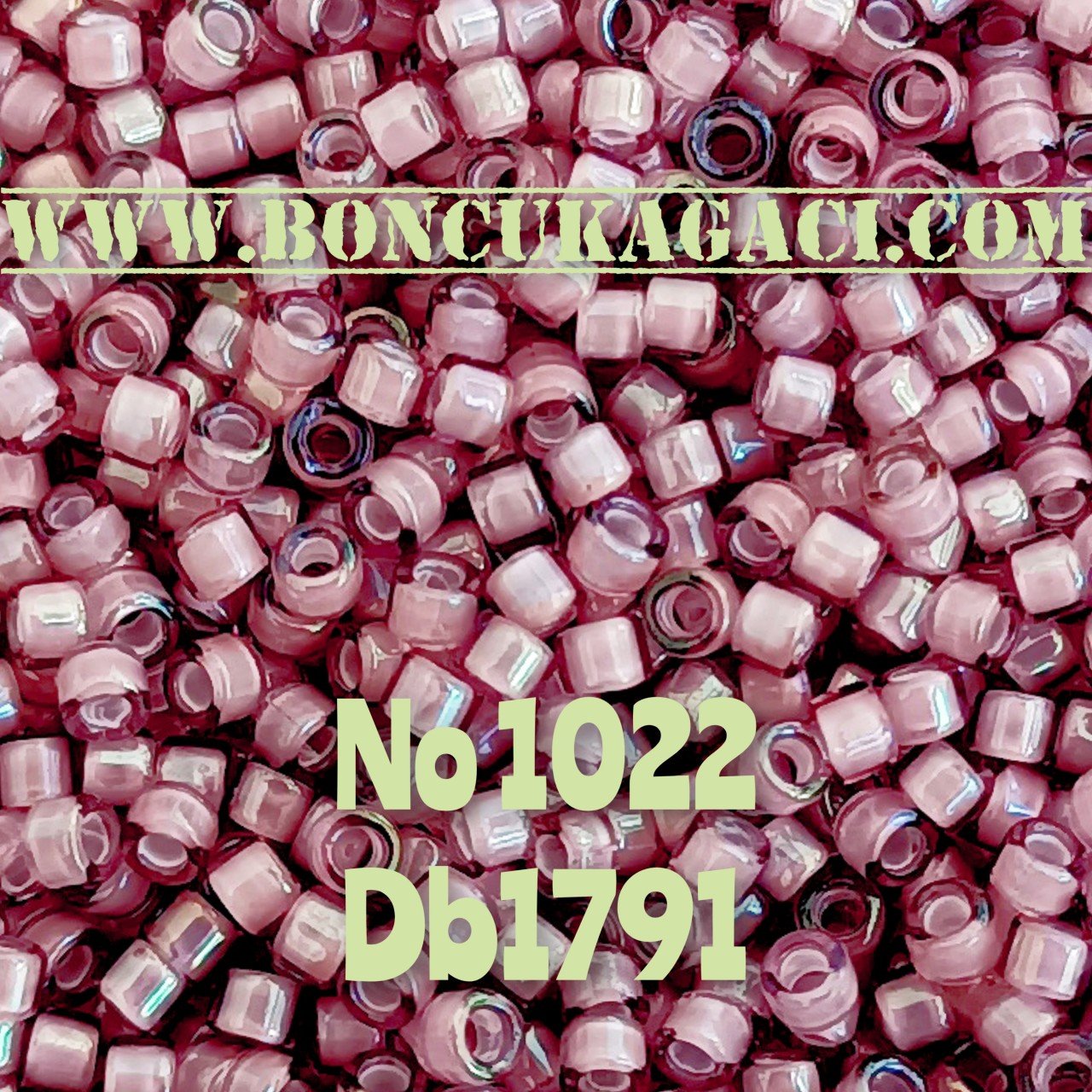 NO:1022 Miyuki Delica , Miyuki Boncuk 11/0 DB1791 Açık Mor