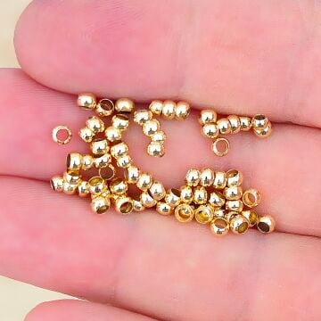 BT-07 Altın Kaplama 3 x 2 mm Yuvarlak Bit Sıkıştırma