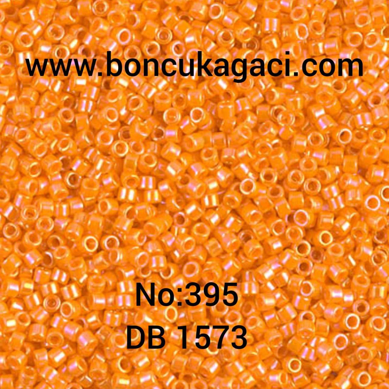 NO:395 Miyuki Delica , Miyuki Boncuk 11/0 DB1573 Rainbow Parlak Turuncu