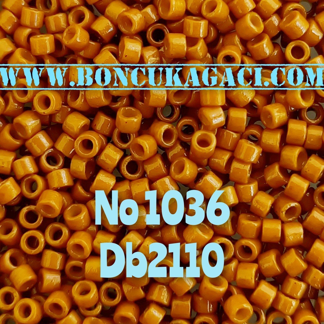 NO:1036 Miyuki Delica Boncuk 11/0 DB2110 Kahverengi